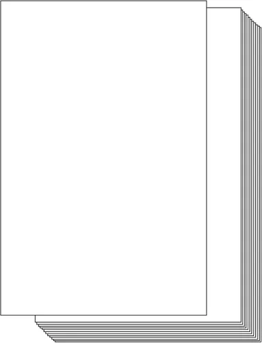 100 hojas de papel de cartulina blanca - Ohuhu 11 x 17 papel de cartulina ecológico para legales, papel de impresora para hacer tarjetas DIY,