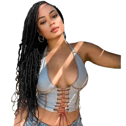 Miniatura 13 de BOHOBABE Rastas Falsas de Cabello de Ganchillo de 30 Pulgadas, Rastas Suaves Boho de Ganchillo con Puntas Rizadas, Rastas Largas de Diosa Bohemia