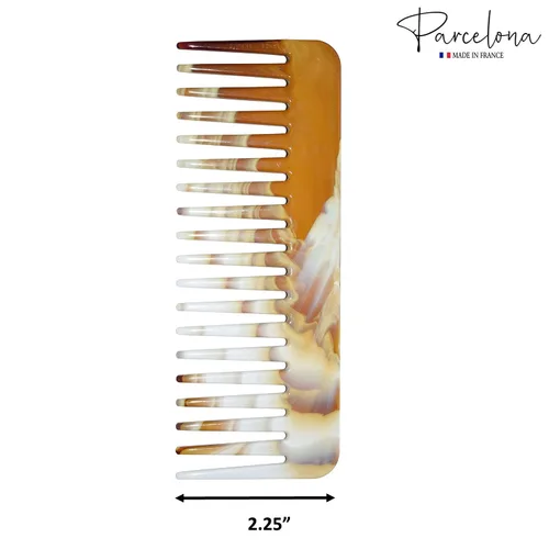 Miniatura 7 de Parcelona Peines de pelo para desenredar grandes de 6 1/4 pulgadas, sin estática, sin estática, para salón de belleza, para mujeres y niñas