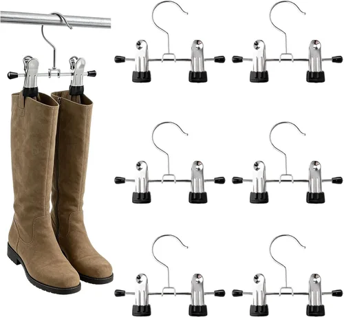 Zapatero ajustable de acero inoxidable para pantalones, carpeta multifuncional portátil de viaje para lavandería, lavadora, ganchos para calcetines,