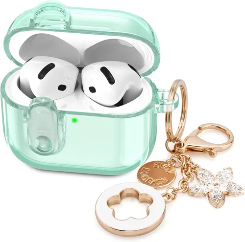 Miniatura 38 de Funda para Apple Airpods iPods Pro 3, fundas transparentes 2025 lindas mujeres, VISOOM Cute Air Pods Pro3 funda transparente para Airpods iPods Pro