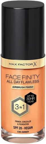 Miniatura 32 de Max Factor Facefinity - Base de maquillaje 3 en 1 All Day Flawless SPF 20#092 Canela, 7.05 onzas