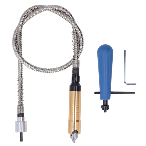 Miniatura 2 de Extensión de eje flexible, adaptador flexible para herramienta rotativa, llave de portabrocas flexible, extensión de taladro eléctrico, herramienta