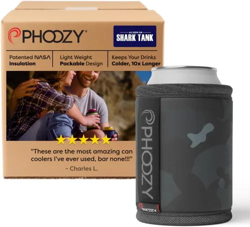 Miniatura 15 de PHOOZY Enfriador de latas aislado para latas delgadas de 12 oz - El aislamiento patentado de la NASA mantiene las bebidas frías 10 veces más tiempo
