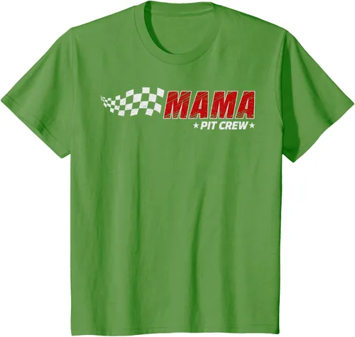 Miniatura 57 de Mama Pit Crew Race Car Birthday Family Matching Pit Crew Camiseta