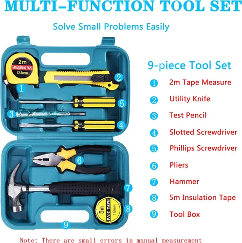 Miniatura 3 de LIANXIN Kit de Emergencia para Automóvil en Carretera - Kit de Seguridad para Automóvil Kit de Emergencia para Automóvil con Cables Puente Kit