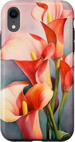 Miniatura 25 de Calla Lilies Flower Floral Watercolor Case for iPhone 17