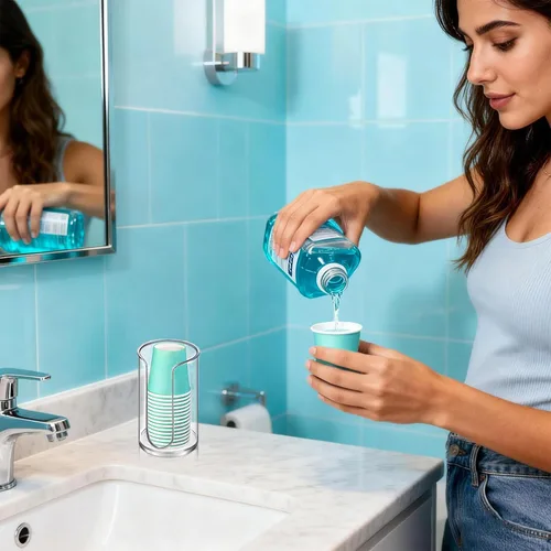 Miniatura 3 de Paquete de 100 vasos de baño de 3 onzas, vasos de papel desechables, vasos de papel para enjuague bucal, vasos de papel pequeños para baño, enjuague