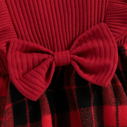Miniatura 12 de Mameluco de Navidad para niñas recién nacidas, falda de malla de terciopelo rojo, traje de primera Navidad, regalo de Navidad