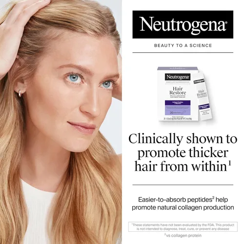 Miniatura 3 de Neutrogena Hair Restore Pro - Suplemento de péptido de colágeno en polvo, 20