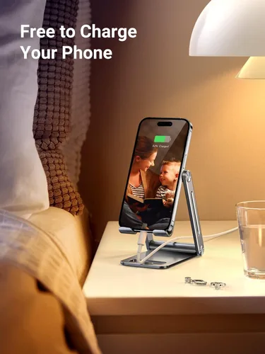 Miniatura 6 de UGREEN Soporte de Teléfono para Escritorio Porta Celular Ajustable Compatible con iPhone 17 Air/16/15/14/13 Pro Max/12 Mini/11/XS Max/XR/X/Nintendo