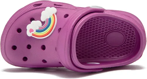 Miniatura 5 de HOBIBEAR Boys and Girls Classic Graphic Garden Clogs Slip on Water Shoes(ToddlerLittle KidsBig Kids)