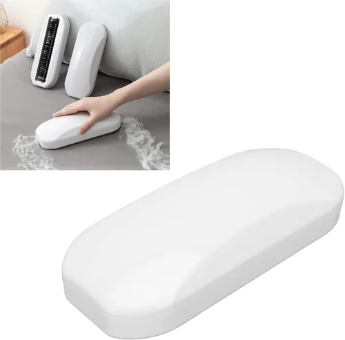 Miniatura 9 de Barredora de migas de mano reutilizable para el hogar, colector de escombros de cabello suave para mesa, cama, sábana, ropa, sofá