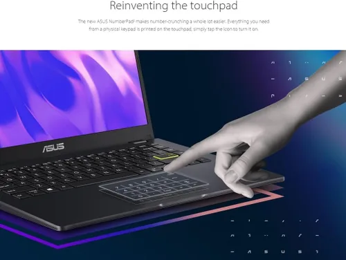 Miniatura 3 de ASUS Vivobook Ultrathin Go Laptop 2024, pantalla FHD de 14 pulgadas, Intel Celeron N4500 de doble núcleo (hasta 2.80 GHz), 4 GB de RAM, 128 GB