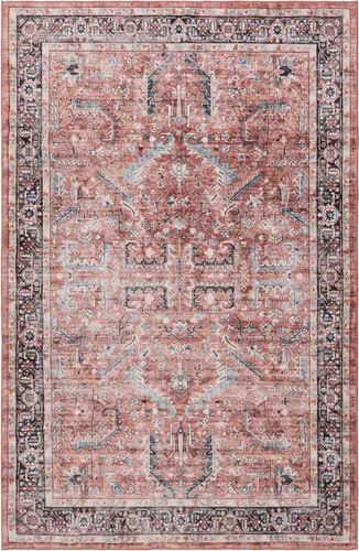 Miniatura 251 de GLN Rugs Traditional Collection - Alfombra de felpilla lavable a máquina, tradicional lavable, antideslizante, alfombra de felpilla de pelo corto