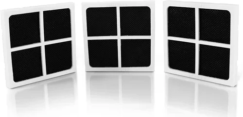 Miniatura 2 de K&J Paquete de 3 filtros de aire de repuesto para LG LT120F, se adapta a filtros de aire de refrigerador LT120F y ADQ73214404, filtro de aire
