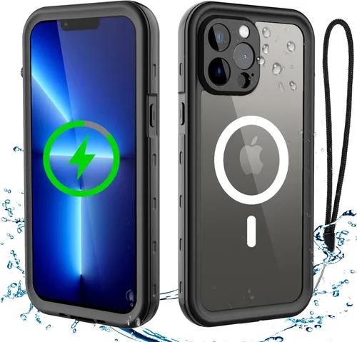 Miniatura 17 de Funda para teléfono impermeable Compatible con iPhone 17 Pro, funda de cuerpo completo IP68 impermeable a prueba de golpes y polvo con protector