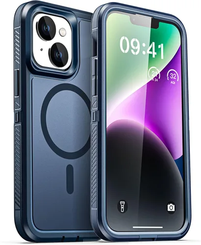 Miniatura 49 de AICase Funda para iPhone 13/14/16e [Compatible con Magsafe], Protección contra caídas de alta resistencia, Defensa multicapa, Grado militar