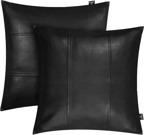 Miniatura 41 de Funda de almohada de piel de cordero – Funda de cojín para sofá, fundas decorativas para sala de estar o dormitorio de 20 x 20 pulgadas – Caja