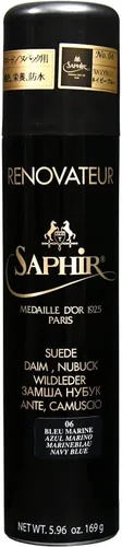 SAPHIR Medaille d'Or Suede Renovator - Protege y recolorea zapatos, botas, bolsos, zapatos - Azul marino