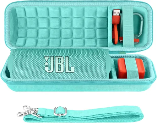 Miniatura 13 de co2CREA Funda de viaje rígida de repuesto para JBL Flip 7 Flip 6 FLIP 5 Altavoz Bluetooth portátil impermeable (funda de camuflaje negro)