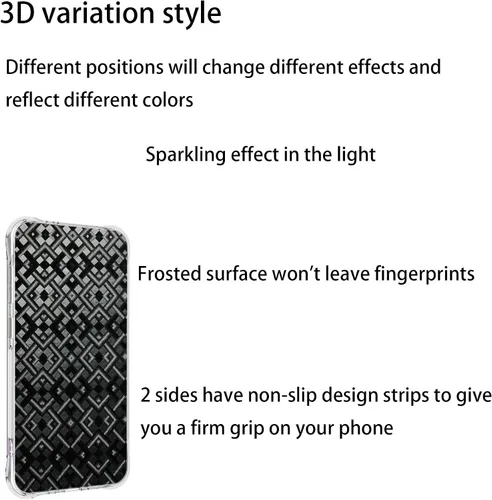 Miniatura 4 de Aroepurt Funda compatible con Gabb Phone 3 Pro Phone Case Stand Cover [Protección gruesa de silicona suave] [Cambio de forma multidireccional 3D]