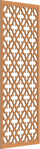 Miniatura 116 de Madison Paneles de pared decorativos de madera con calado, 9 3/8 pulgadas de ancho x 24 3/8 pulgadas de alto x 3/8 de alto, roble rojo rojo (Red Oak)