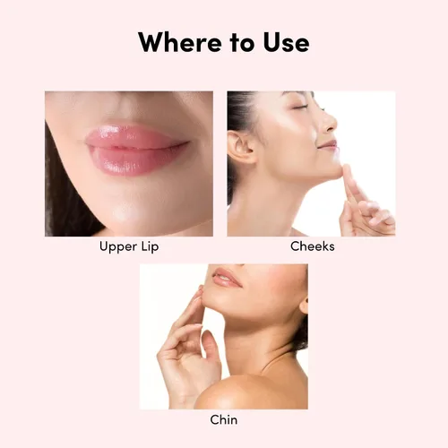 Miniatura 7 de Parissa Tiras naturales de cera facial y labial, aptas para principiantes y suaves para pieles sensibles, tiras listas para usar para labio
