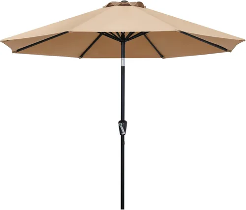 Miniatura 54 de ABCCANOPY Sombrilla de patio al aire libre de 7.5 pies, sombrilla de mesa con protección UV con manivela para una fácil instalación, adecuada
