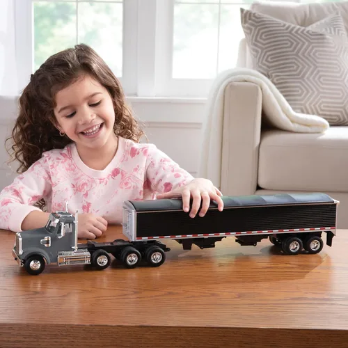 Miniatura 6 de ERTL 1/32 Freightliner 122SD Semi con remolque de grano 47361