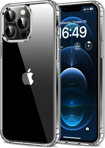 Miniatura 115 de HOOMIL Funda para iPhone 7 Plus/iPhone 8 Plus de 5.5 pulgadas, no amarillea, protección contra caídas, cubierta trasera dura transparente