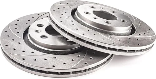 Ranuras de perforación GT Sport Rotores de disco de freno compatibles con MERCEDES-BENZ CLASE A W168 1999 2000 2001 2002 2003 2004 190 - 1446GV -
