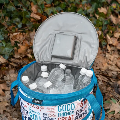 Miniatura 3 de Camco Life is Better at The Campsite - Enfriador suave desplegable – Cuenta con un interior resistente al agua, abridor de botellas integrado