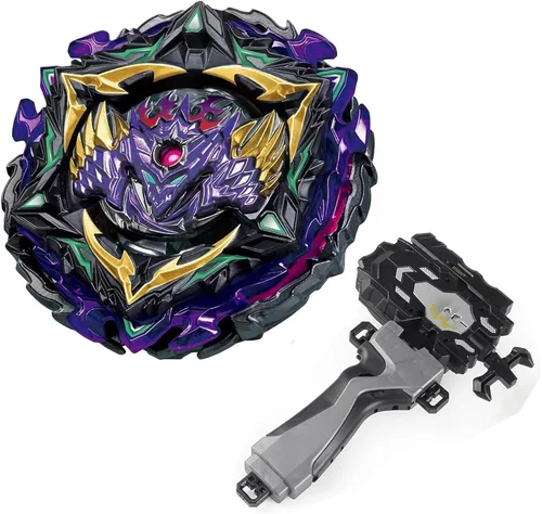 Gyro Battling Tops Burst SuperKing, Lanzador de Giroscopio y Empuñadura Juego de Batalla Set Giro Derecho Sistema de Capas DB Conjunto de Juguetes