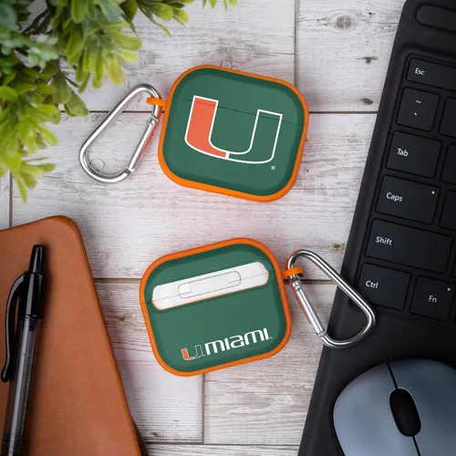 Miniatura 4 de AFFINITY BANDS Miami Hurricanes HDX - Funda compatible con Apple AirPods Gen 3 (clásico)