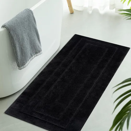 Miniatura 56 de GRANNY SAYS Alfombras de baño antideslizantes, lavables, extra suaves y absorbentes de agua para baño, alfombra de baño peluda de felpa, alfombra