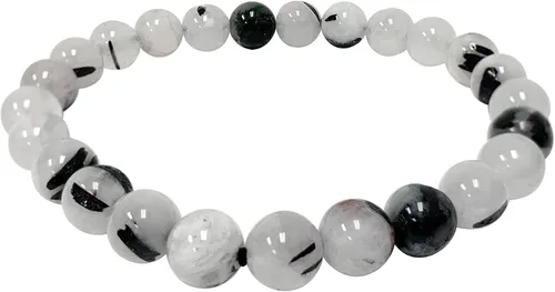 Miniatura 262 de Gem Avenue Handmade Round Bead Stretch Bracelet Unisex Natural Stone Beaded Jewelry for Men & Women, Elastic Wristband for Daily Wear