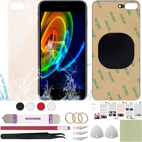 Miniatura 74 de Funda trasera de repuesto compatible con iPhone 8 de 4.7" + Herramientas profesionales (Gris espacial)