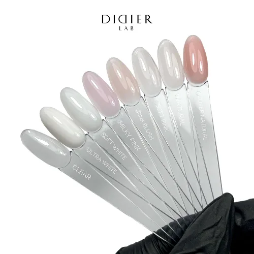 Miniatura 4 de DIDIER LAB Fiber Builder Gel Natural - Gel constructor autonivelante sin HEMA para uñas, gel constructor de uñas de fibra de vidrio LED ultra fuerte