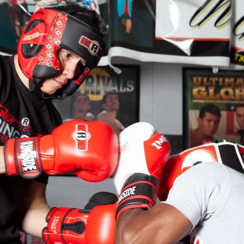 Miniatura 4 de Ringside Competencia - Casco de boxeo, Muay Thai, MMA, protección de cabeza para sparring con mejillas