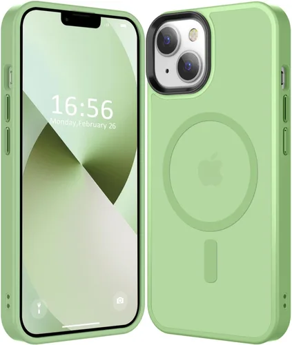 Miniatura 223 de Fuerte magnético para iPhone 11, compatible con Magsafe, [resistente a caídas de 13 pies] Funda trasera translúcida mate con sensación de piel