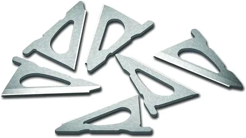 G5 Striker V2 - Juego de cuchillas de repuesto para caza con arco, ultra afiladas, Lutz, cuchillas de repuesto fijas para 3 cabezas anchas (paquete