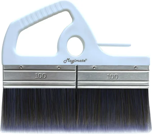 Magimate Brocha de Pintura Grande, 8 Pulgadas, Brocha Ancha para Tinte para Pisos, Puertas, Pasta de Papel Tapiz y Terrazas, Filamento Sintético
