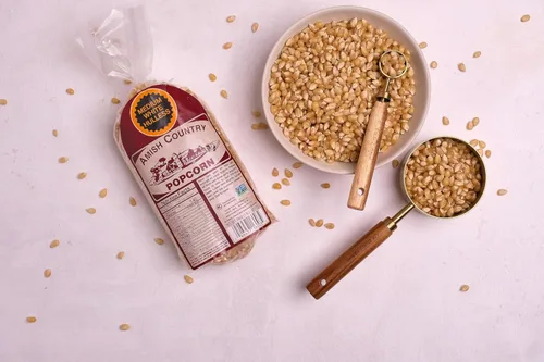 Miniatura 3 de Amish Country Popcorn Bolsa de 1 libra Granos de palomitas de maíz blancos medianos A la antigua, sin OGM y sin gluten