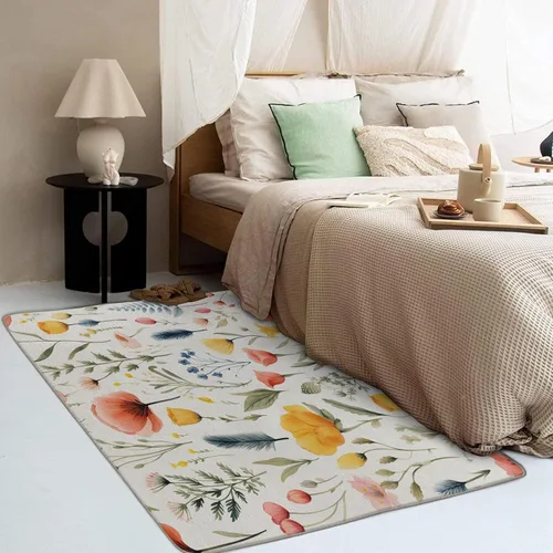 Miniatura 3 de Alfombra de mujer africana, alfombra de 2 x 3, alfombras lavables para entrada, sala de estar, dormitorio, alfombra de área pequeña, antideslizante
