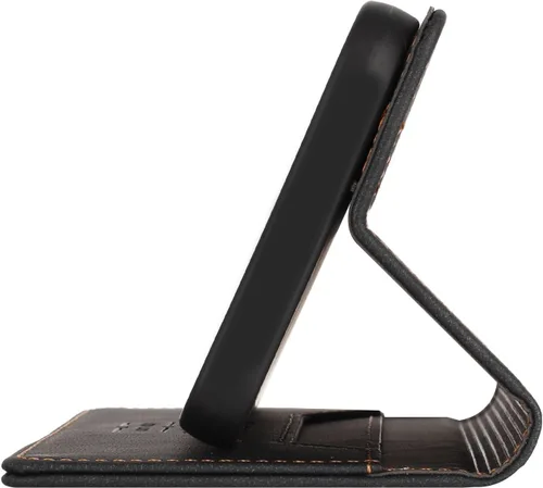 Miniatura 4 de Compatible con Oukitel C1 / C1 Pro Flip Kickstand Cierre Magnético Cartera Funda Negro