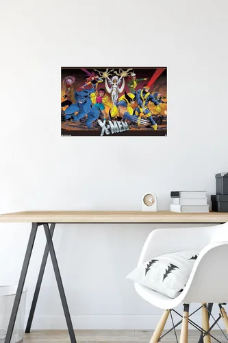 Miniatura 4 de Trends International Marvel Comics - Póster de pared de grupo de The X-Men, 14.725 x 22.375 pulgadas, versión premium sin marco