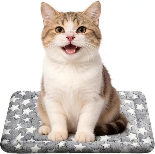 Cama para Perros Lavable de Felpa Ortopédica para Exteriores, Alfombrilla para Jaula con Fondo Antideslizante, Almohadilla Suave de Lujo para