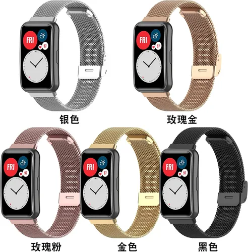 Miniatura 2 de Senter Correa de repuesto de acero inoxidable para reloj inteligente Huawei Watch Fit