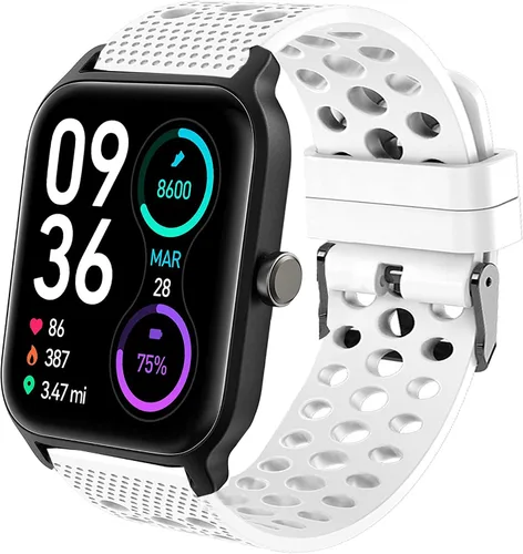 Miniatura 4 de Compatible con las correas de reloj inteligente TOOBUR, Lamshaw de silicona de repuesto, correa deportiva con hebilla de metal compatible con TOOBUR